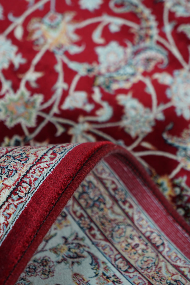 Premium Authentic Persian Rug 1200 Reeds - Red