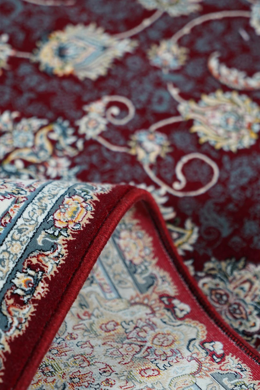 Premium Authentic Persian Rug 1200 Reeds - Red