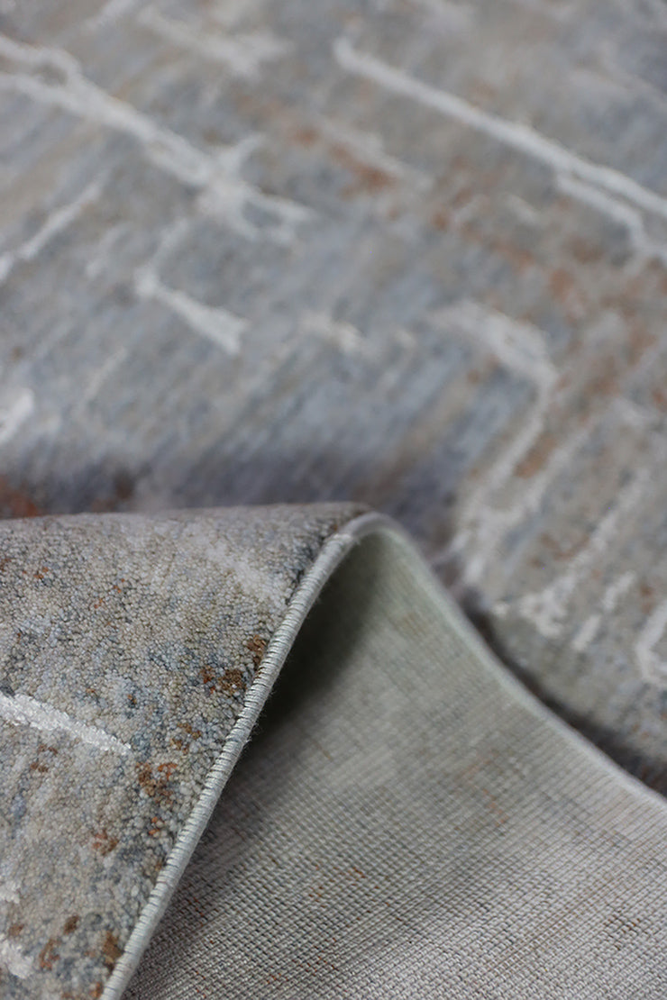 Turkish Modern Festival Viscos Rug - 3.9 x 5.9 FT - Sleek And Minimalist For Chic Interiors