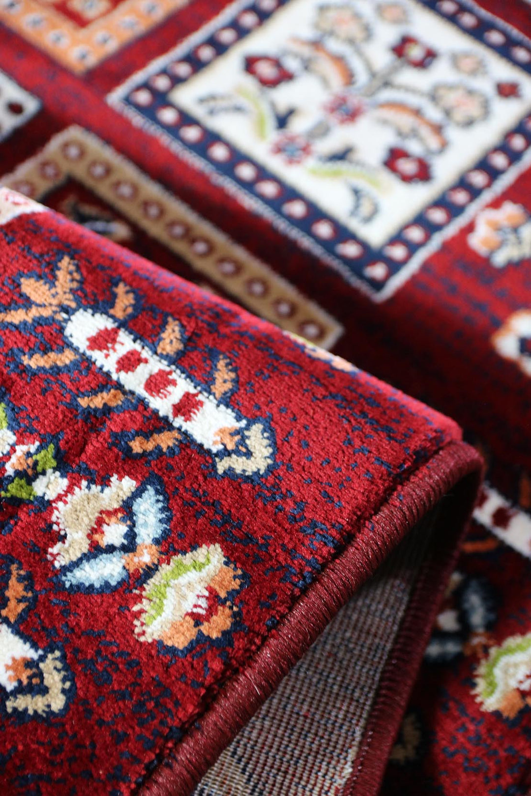 Garnet Rug - Red - Soft, Durable, and Easy to Clean