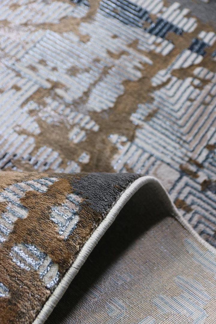Turkish Modern <strong> Vk-Oasis</strong> Rug - Brown
