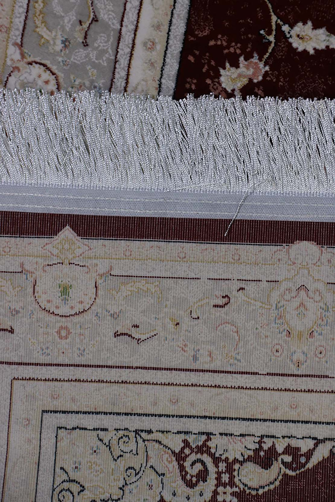 Iranian Premium Quality Authentic 1500 Rug - 3.3 x 4.9 FT - Red - Resilient Construction for Long-Lasting Use