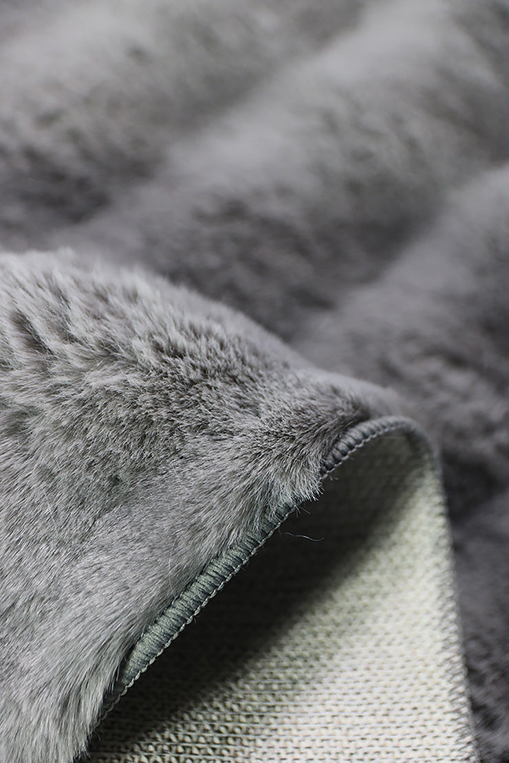 Soft Shaggy Rug for Living Room - 3.9 x 5.6 FT - Thick Plush Modern Area Carpet