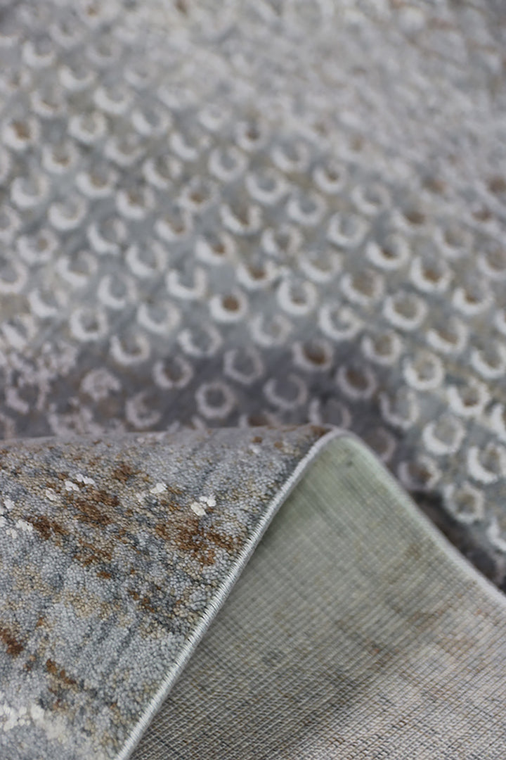 Turkish Modern Festival Viscos Rug - 3.9 x 5.9 FT - Sleek And Minimalist For Chic Interiors