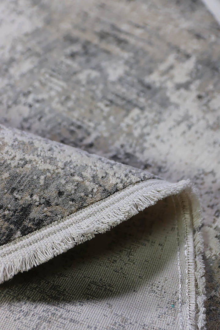 <p>Turkish Modern <strong>Elements Rug</strong>  - Gray - 5.2 x 5.2 FT</p>