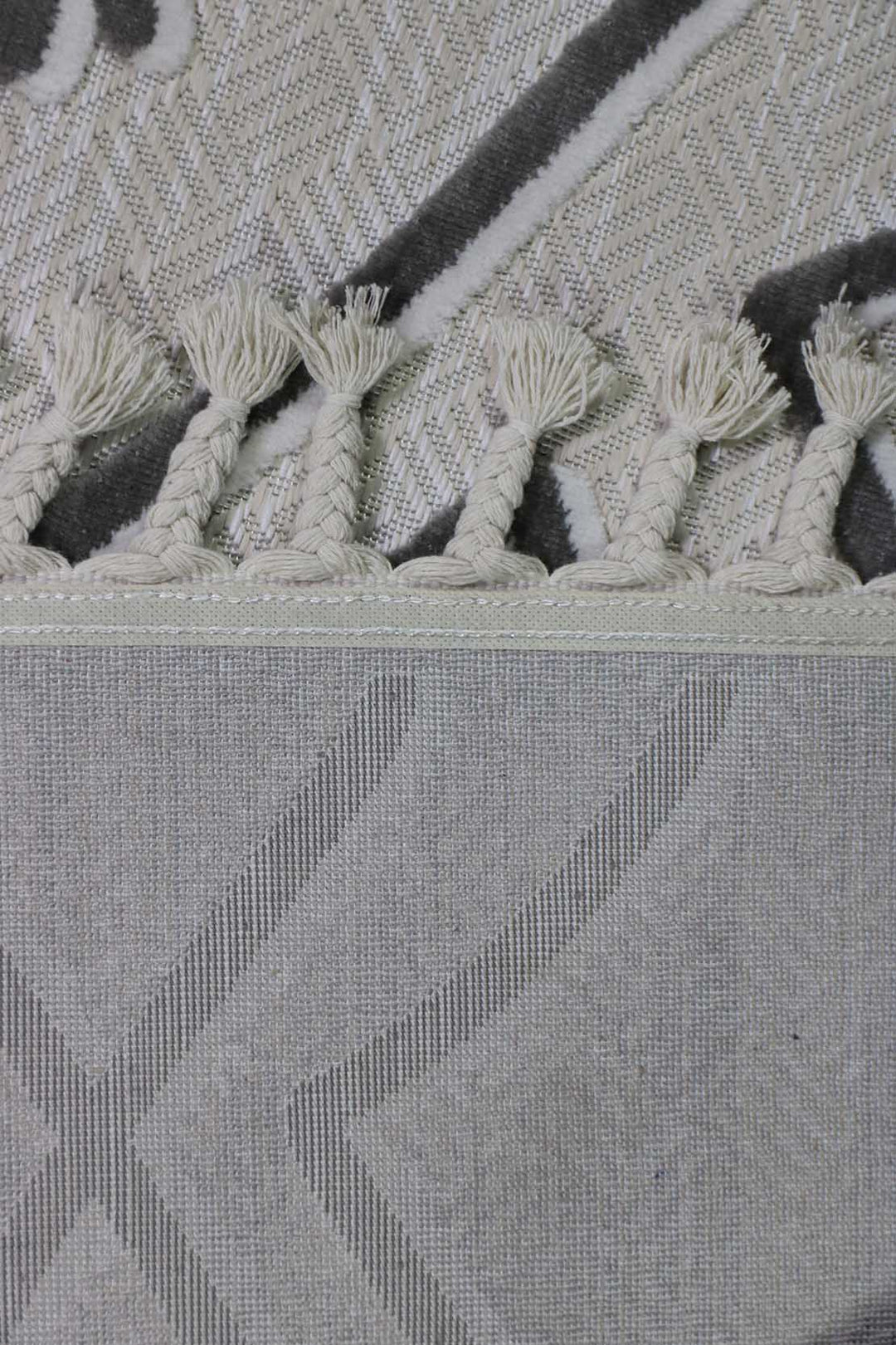 Turkish Modern Festival - 5.2 x 7.5 FT - Cream - Superior Comfort, Modern Style Accent Rugs