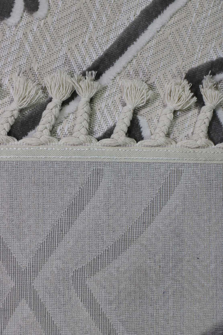 Turkish Modern Festival - 5.2 x 7.5 FT - Cream - Superior Comfort, Modern Style Accent Rugs