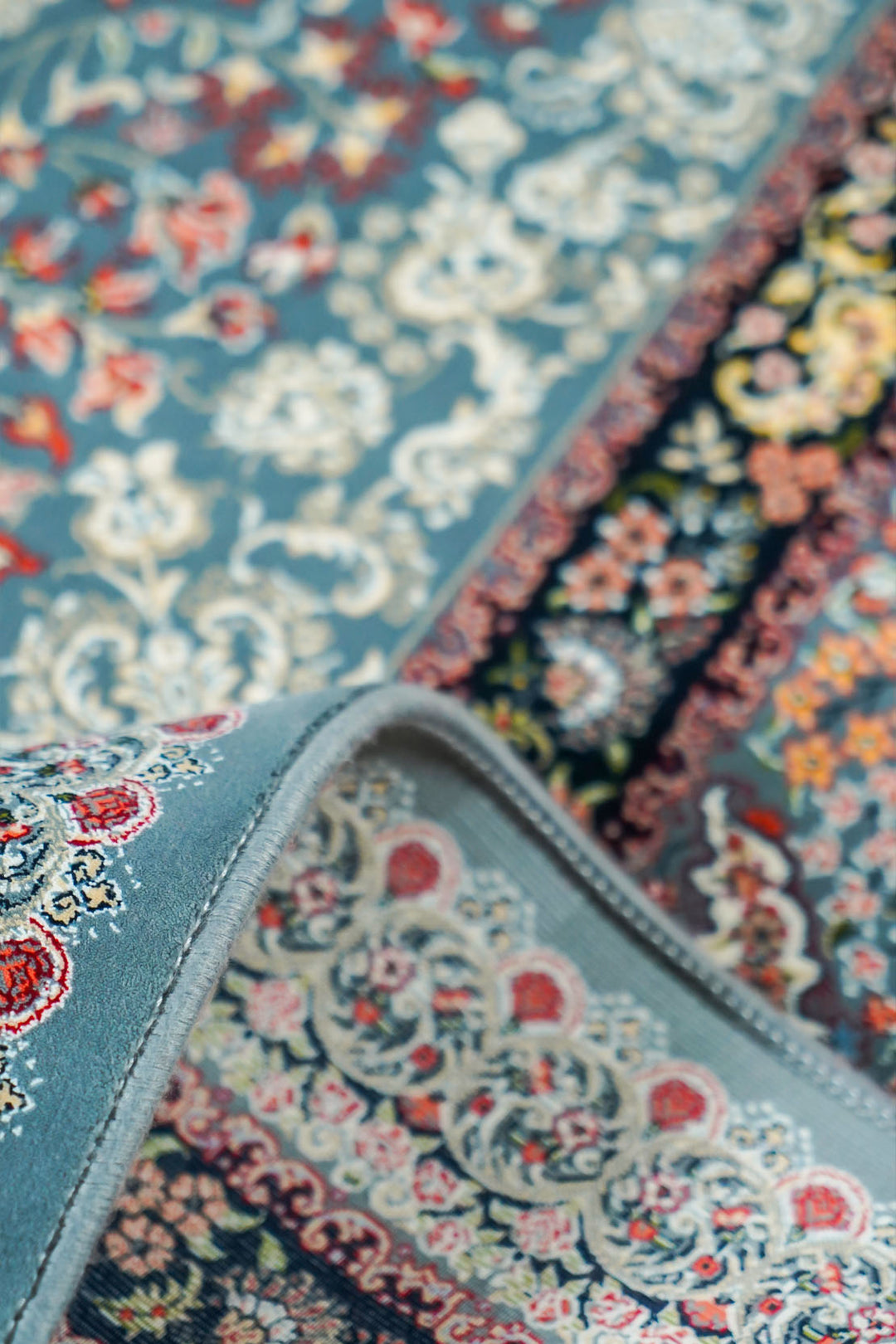 Premium Authentic Persian Rug 1200 Reeds - Gray