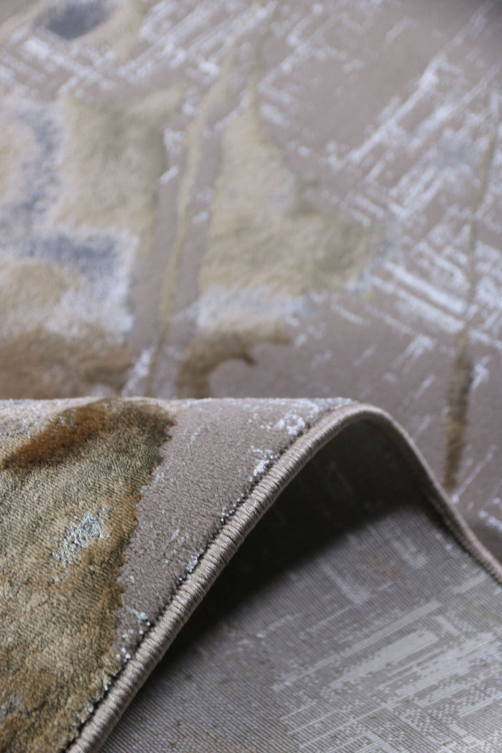 Turkish Modern <strong> Vk-Oasis</strong> Rug - Brown