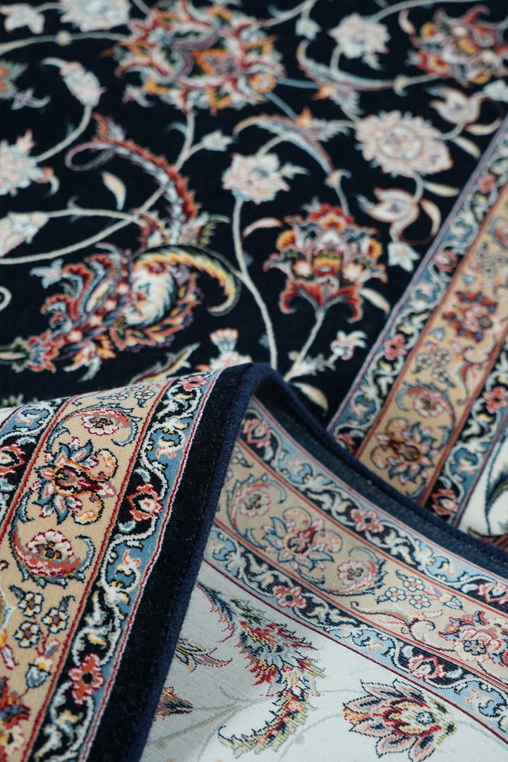 Premium Authentic Persian Rug 1200 Reeds - Blue