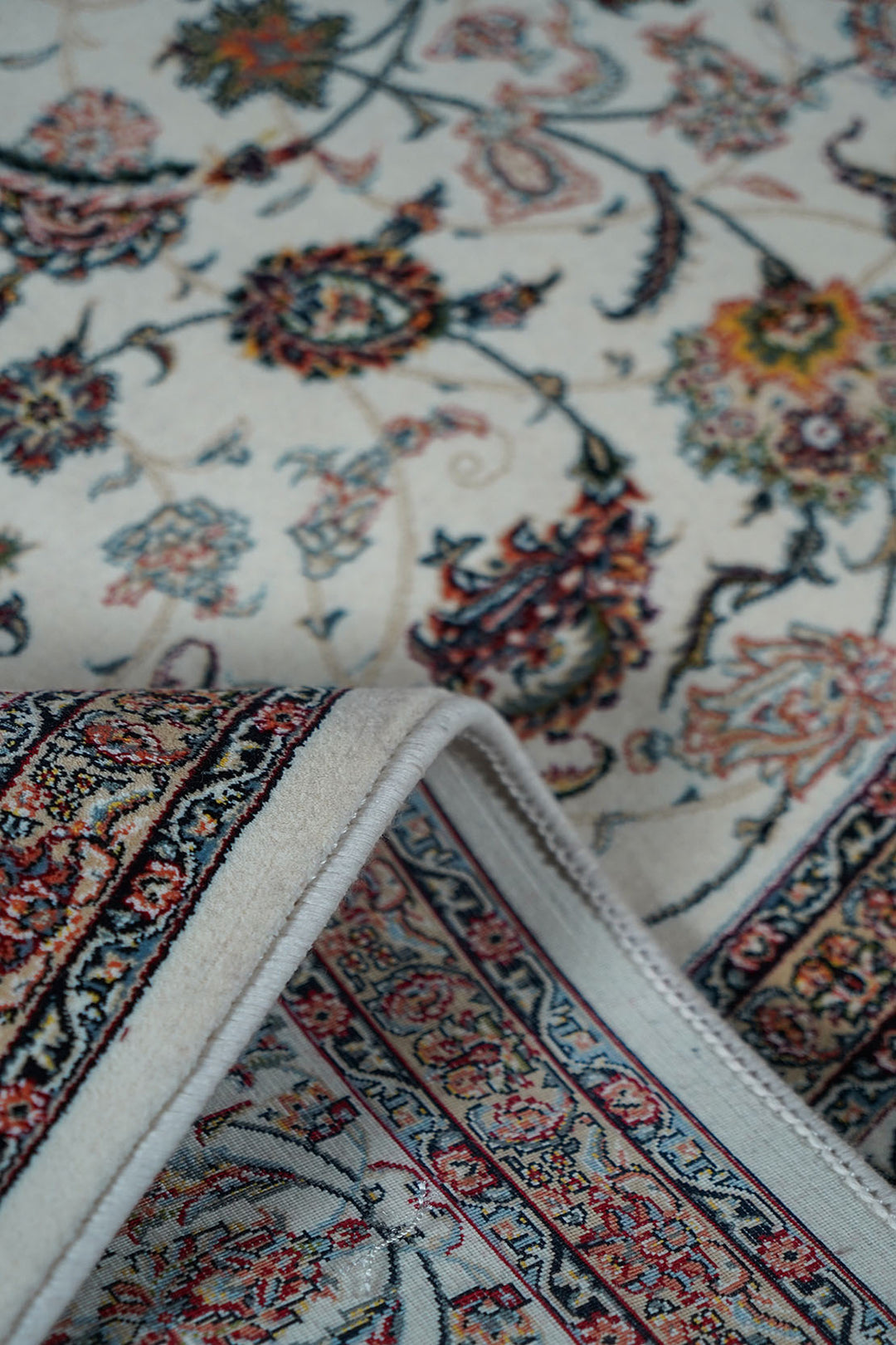 Premium Authentic Persian Rug 1200 Reeds - Cream