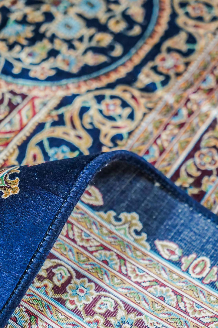 Premium Abrisham Persian Rug 1200 Reeds - Blue