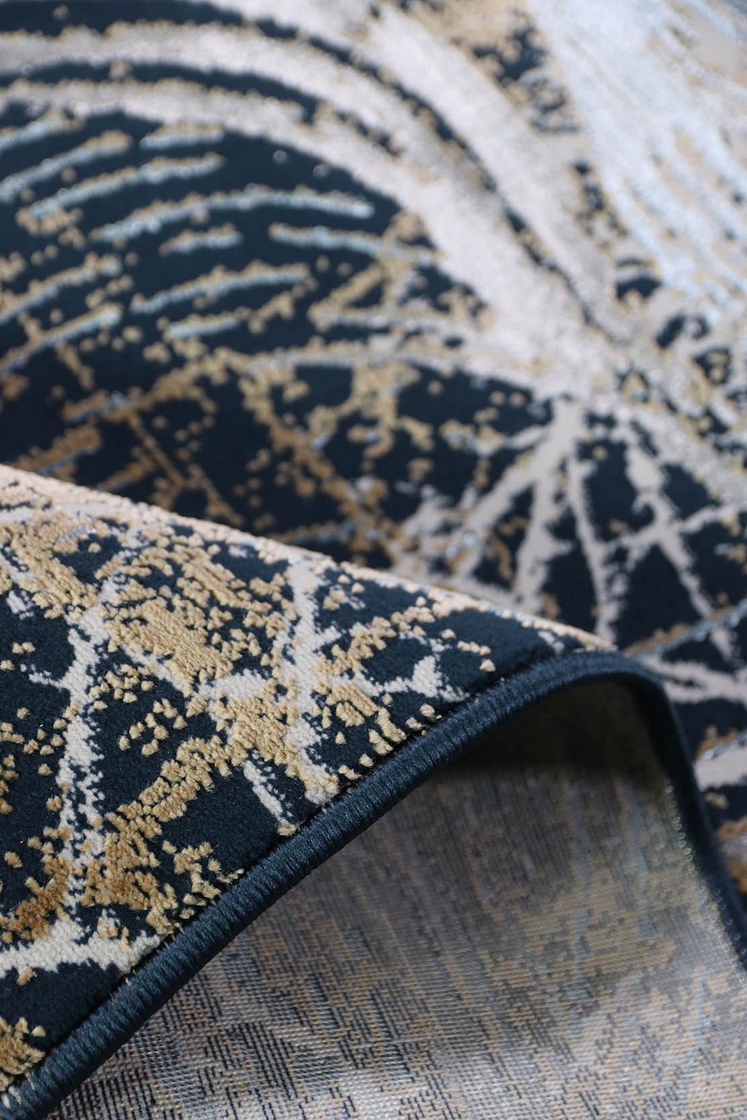 Turkish Modern <strong> Vk-Oasis</strong> Rug - Blue
