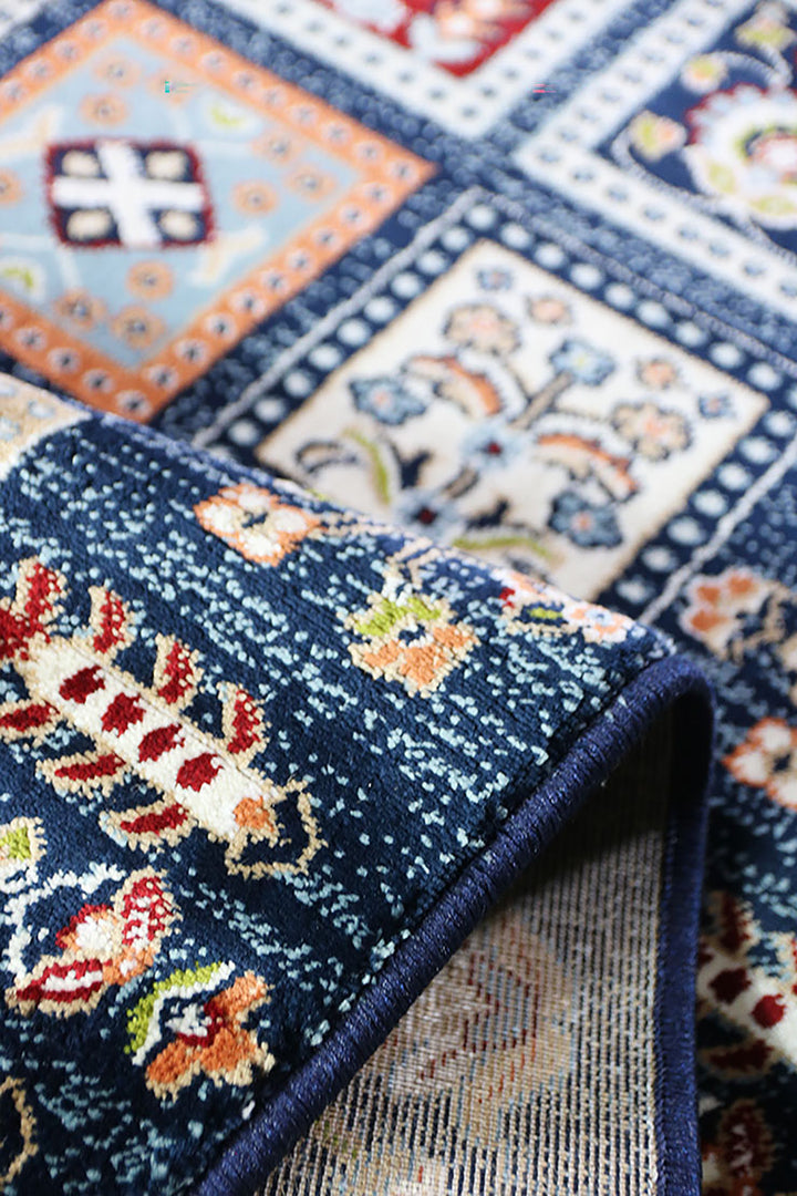 Garnet Rug - Blue - Soft, Durable, and Easy to Clean