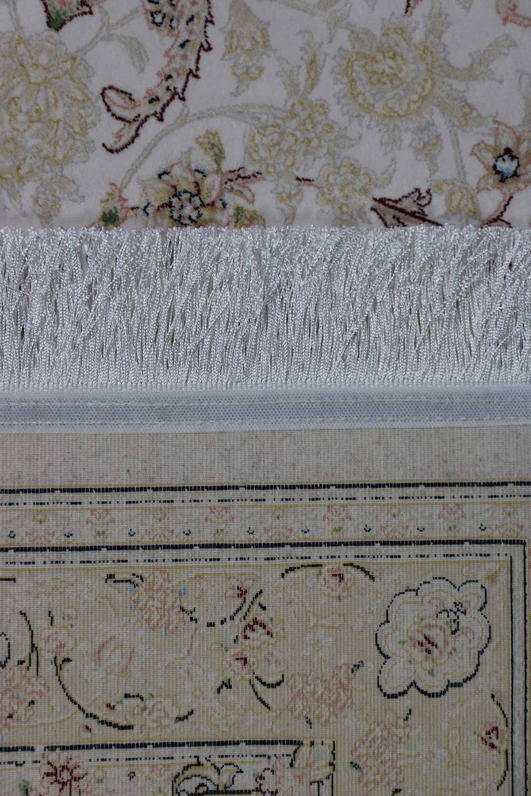 Iranian Premium Quality Authentic 1200 Rug - 3.3 x 4.9 FT - Cream - Resilient Construction for Long-Lasting Use