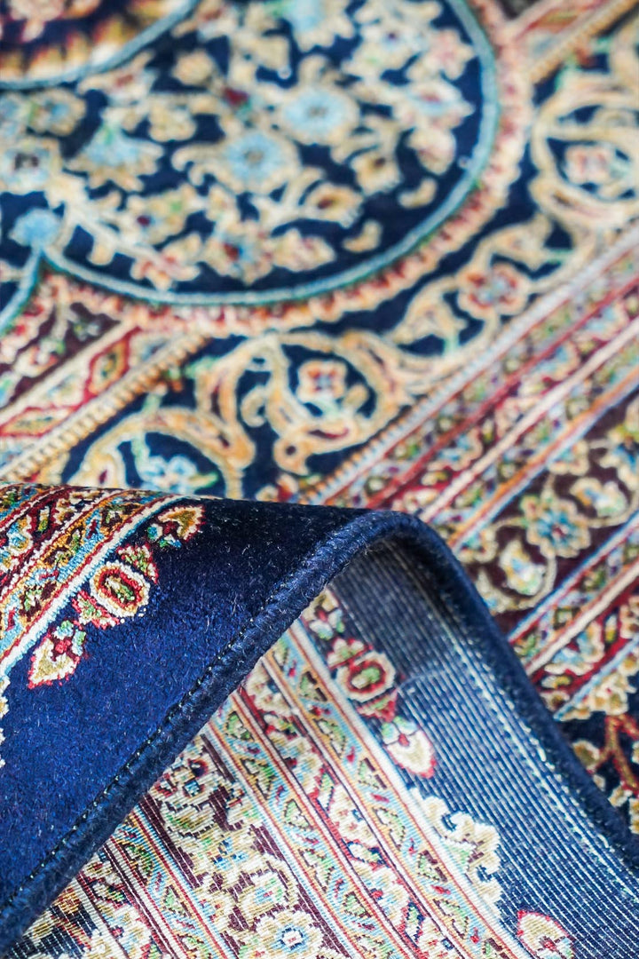 Premium Abrisham Persian Rug 1200 Reeds - Blue