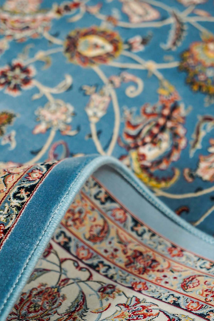 Premium Authentic Persian Rug 1200 Reeds - Blue
