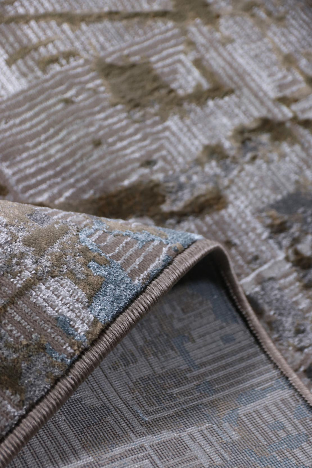 Turkish Modern <strong> Vk-Oasis</strong> Rug - Brown
