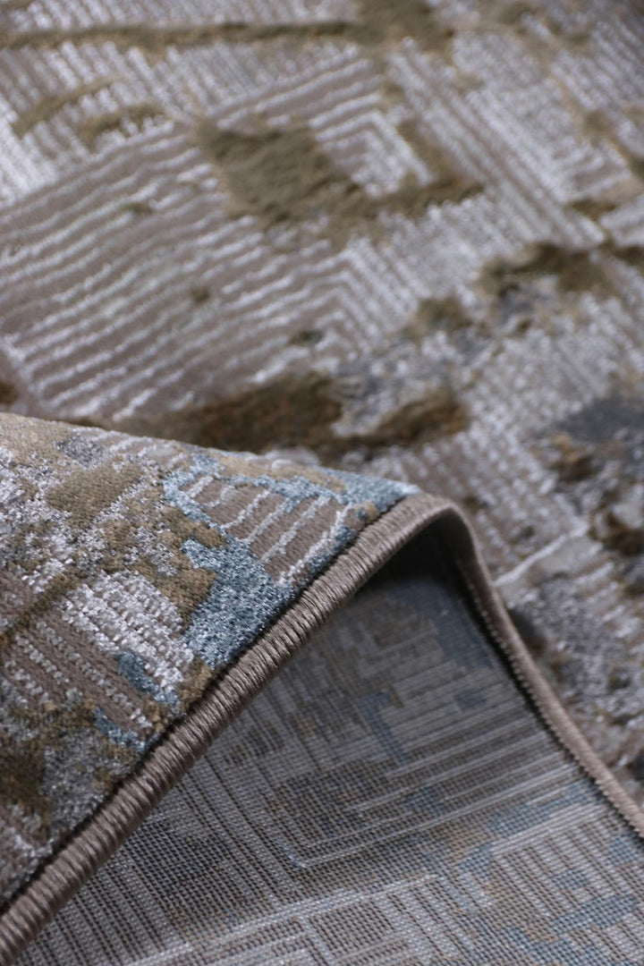 Turkish Modern <strong> Vk-Oasis</strong> Rug - Brown