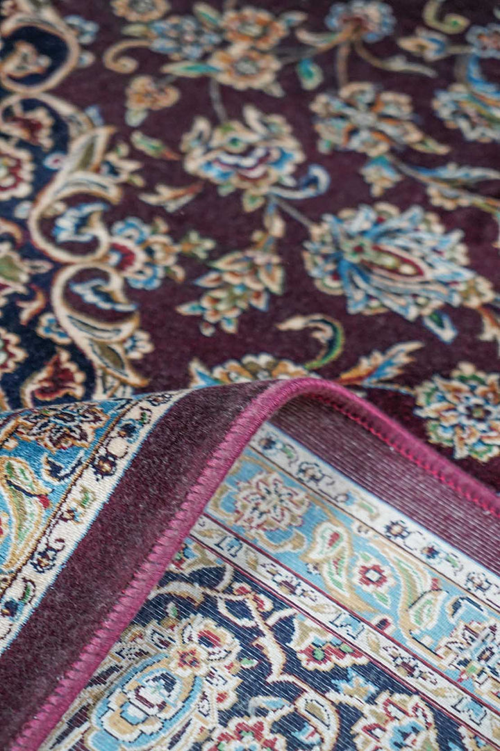 Premium Abrisham Persian Rug 1200 Reeds - Red