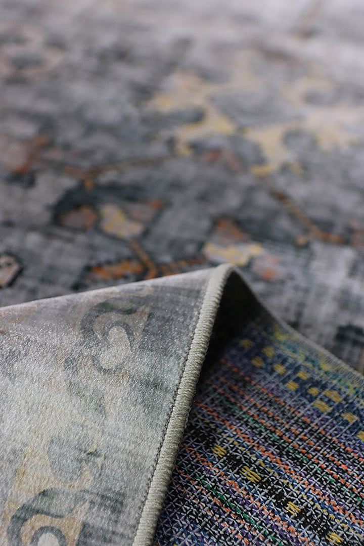 Traditional Printed Area Rug – 5 x 8.3 FT – Stylish, Durable & Anti-Slip