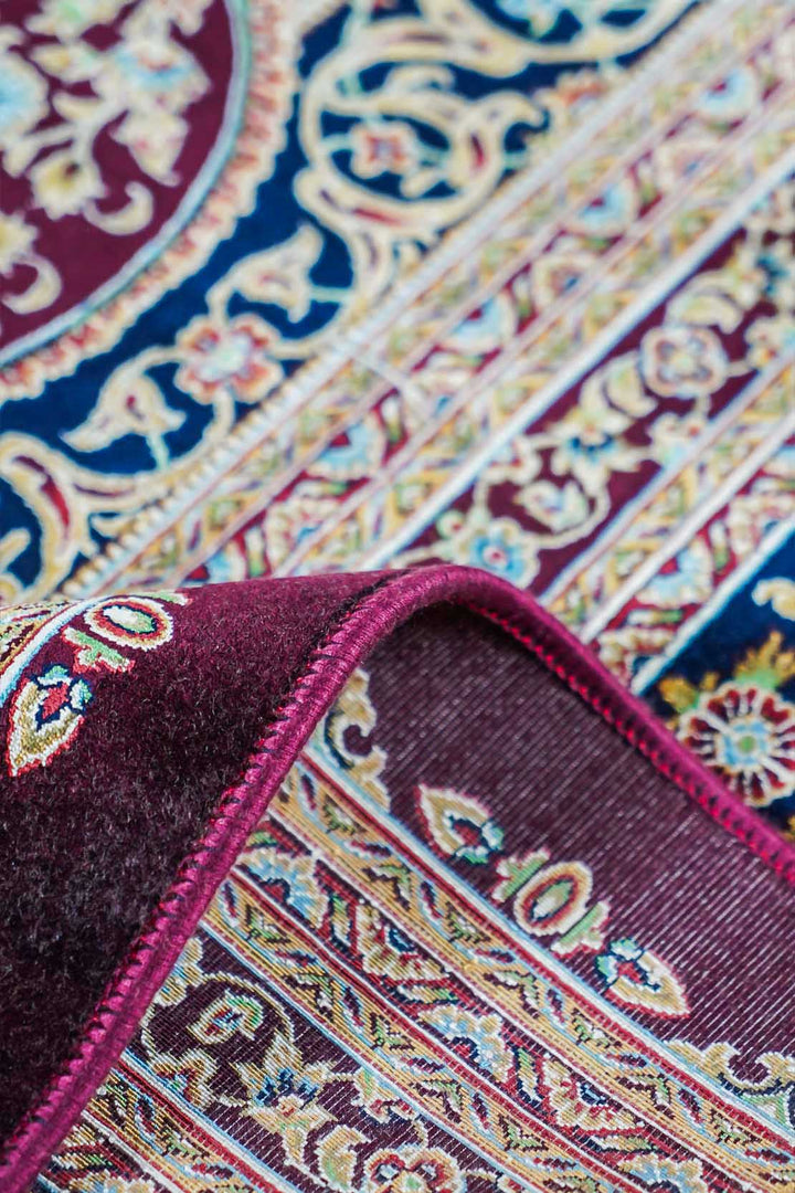 Premium Abrisham Persian Rug 1200 Reeds - Red