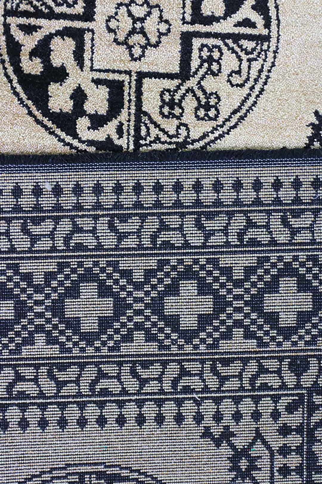 Turkish Modern  Festival Wd Rug  - 3.2 x 6.5 FT - Beige -  Luxurious Woven Masterpiece 50% Off!