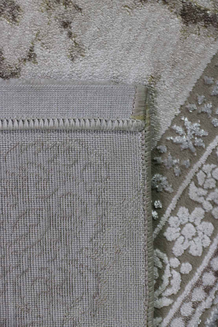 Turkish Modern Festival WD Oval Rug  - 6.5 x 13.1 FT - White -  Luxurious Woven Masterpiece 50% Off!