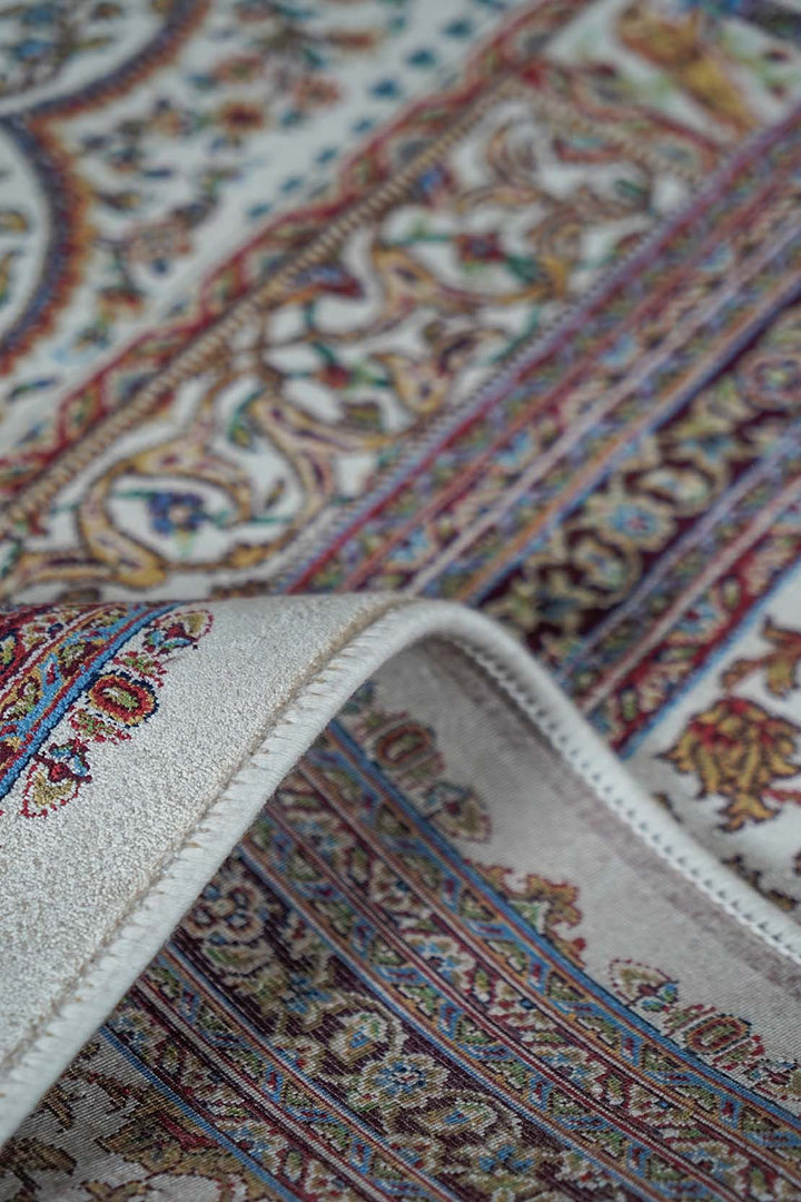 Premium Abrisham Persian Rug 1200 Reeds - Beige