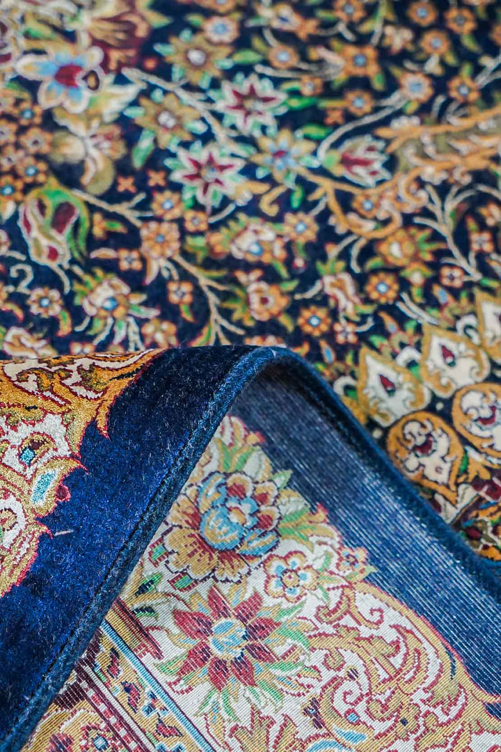 Premium Abrisham Persian Rug 1200 Reeds - Blue