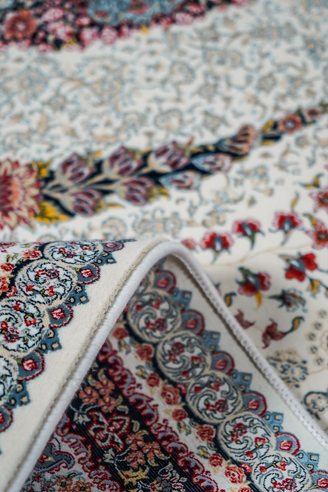 Premium Authentic Persian Rug 1200 Reeds - Cream