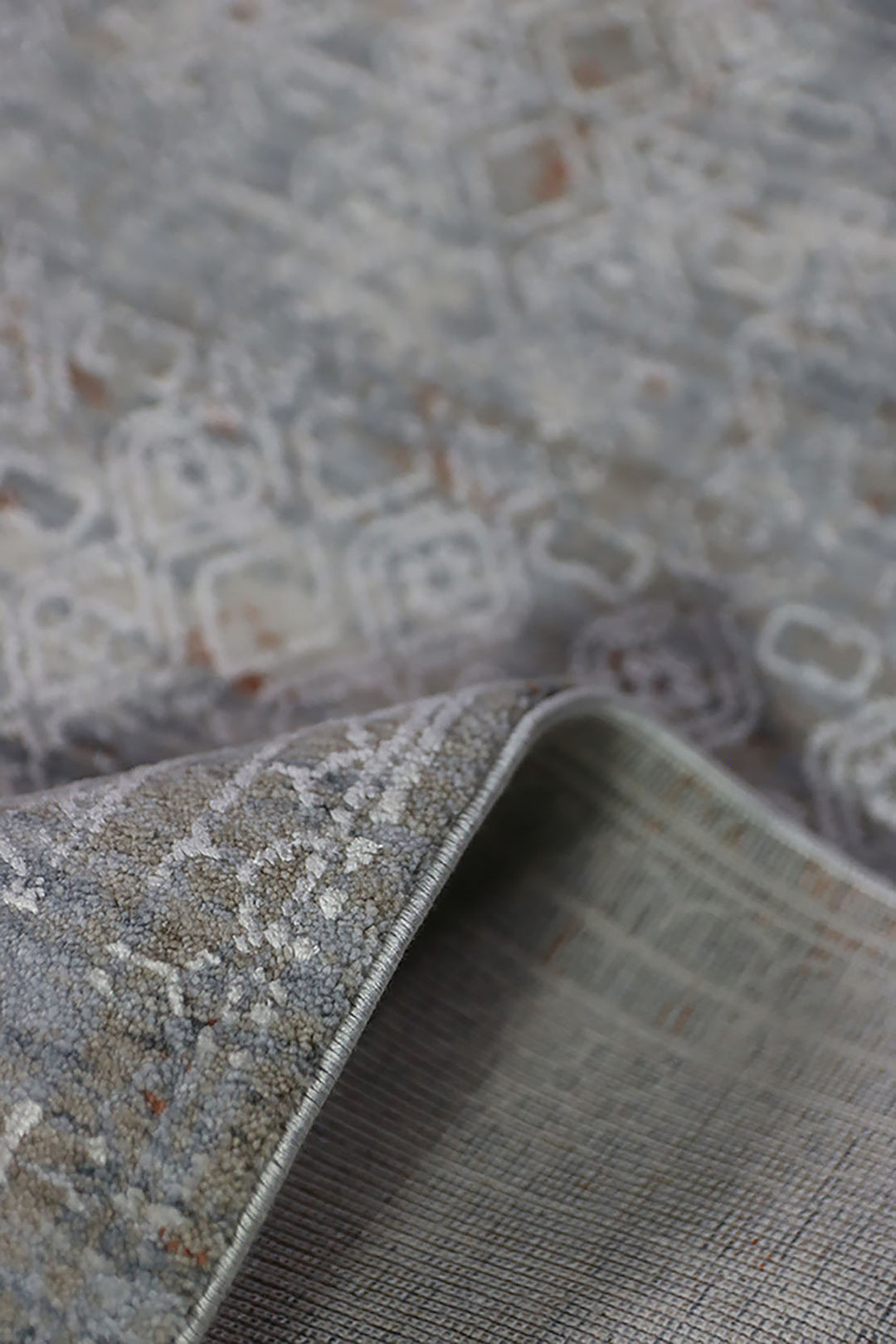 Turkish Modern Festival Viscos Rug - 3.9 x 5.9 FT - Sleek And Minimalist For Chic Interiors