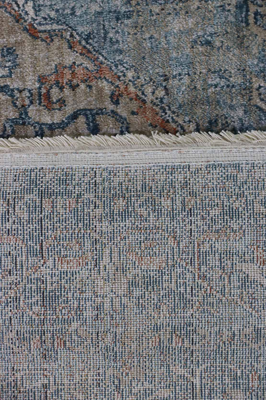 Turkish Modern  Festival Wd Rug  - 2.6 x 3.9 FT - Blue -  Luxurious Woven Masterpiece 50% Off!