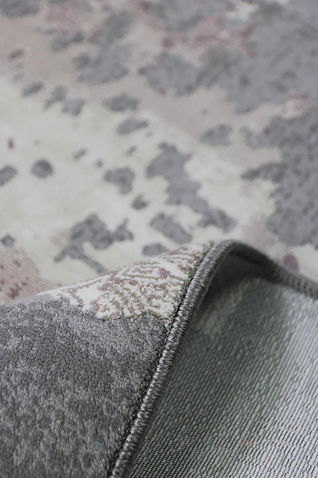 Turkish Modern Festival - 3.9 x 5.9 FT - Gray - Superior Comfort, Modern Style Accent Rugs