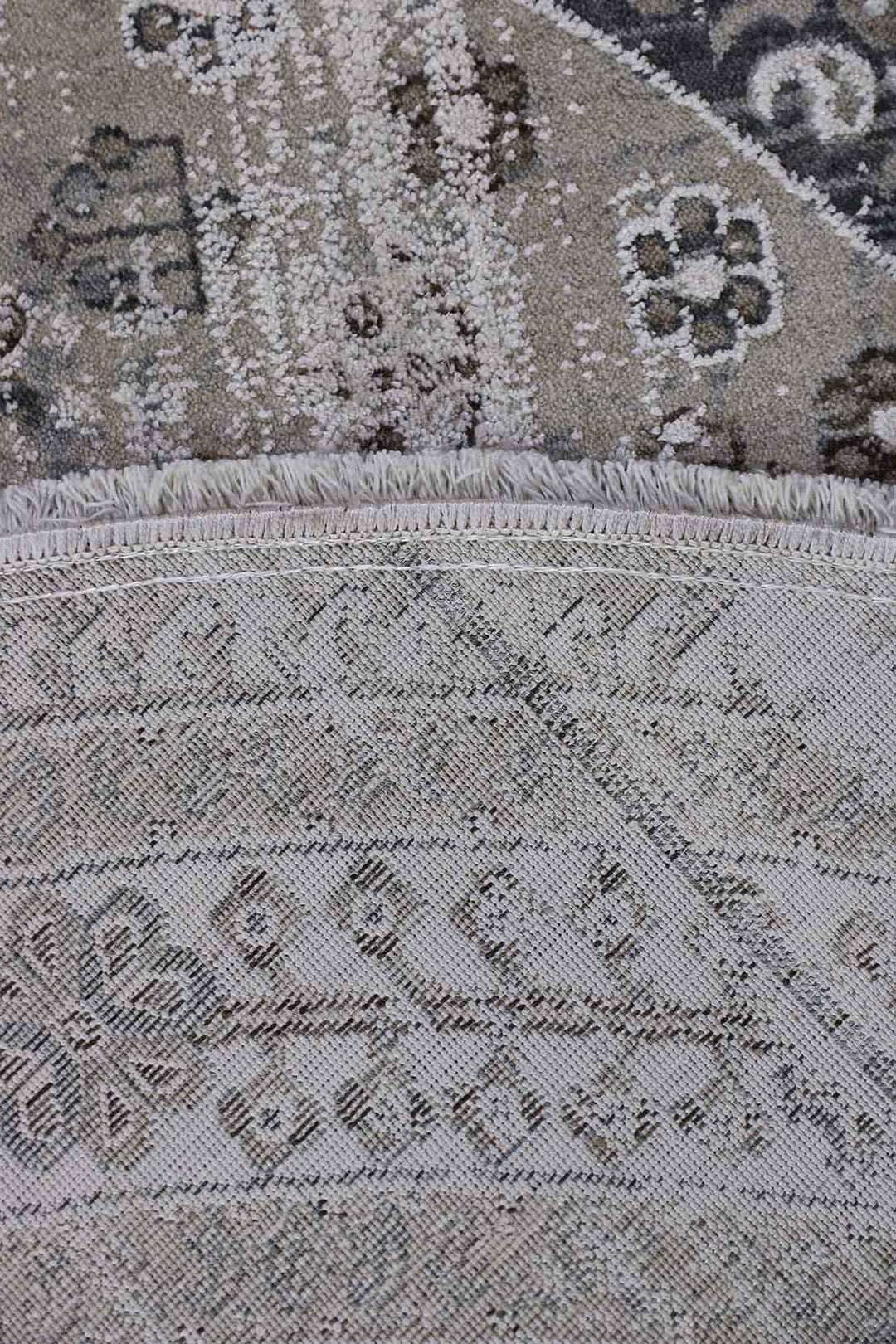 <p>Turkish Modern <strong>Elements Rug</strong>  - Beige - 5.2 x 5.2 FT</p>