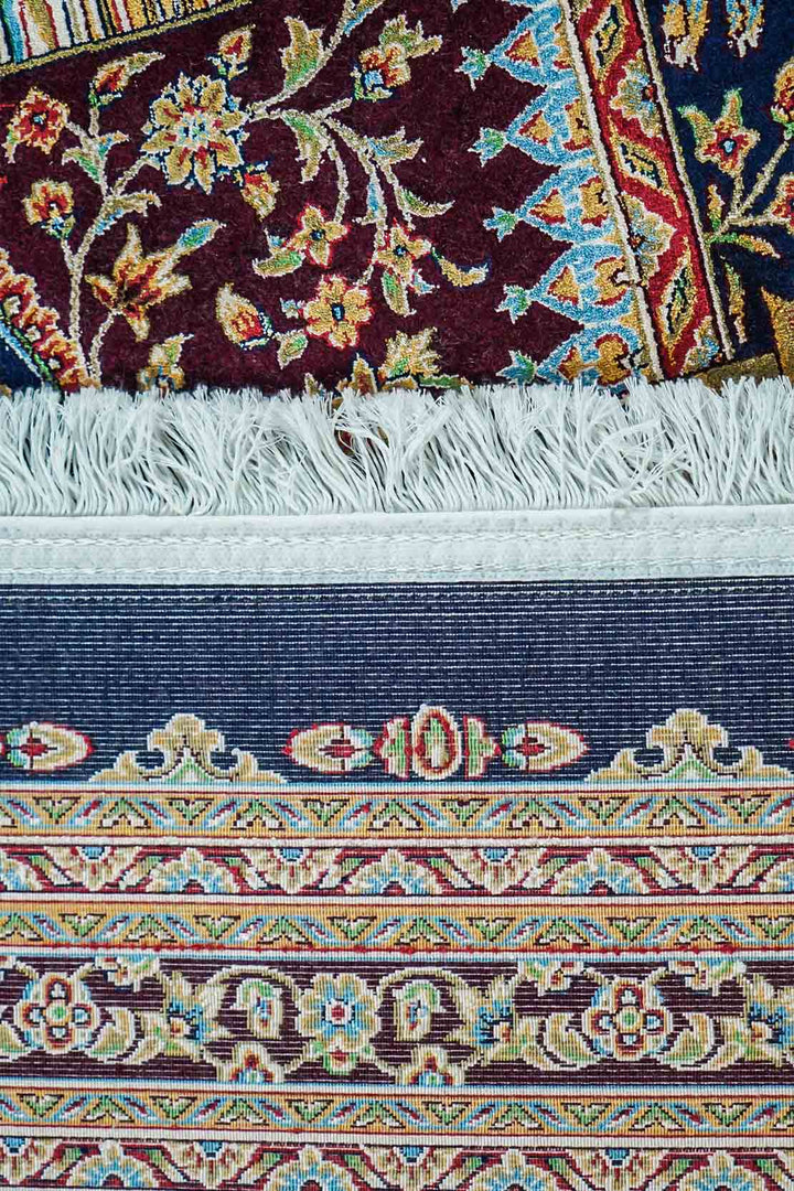 Premium Abrisham Persian Rug 1200 Reeds - Blue