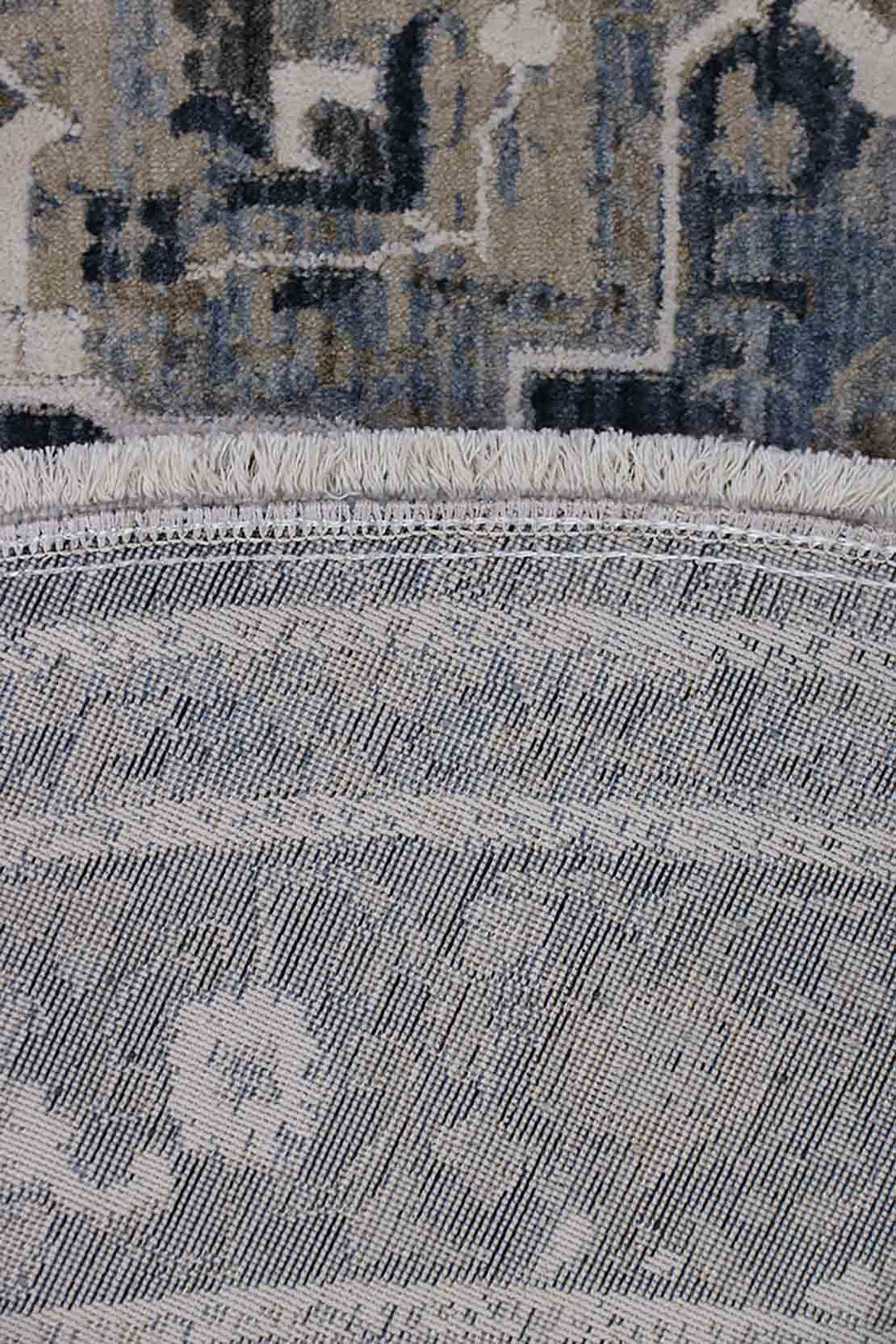 <p>Turkish Modern <strong>Elements Rug</strong>  - Blue - 5.2 x 5.2 FT</p>