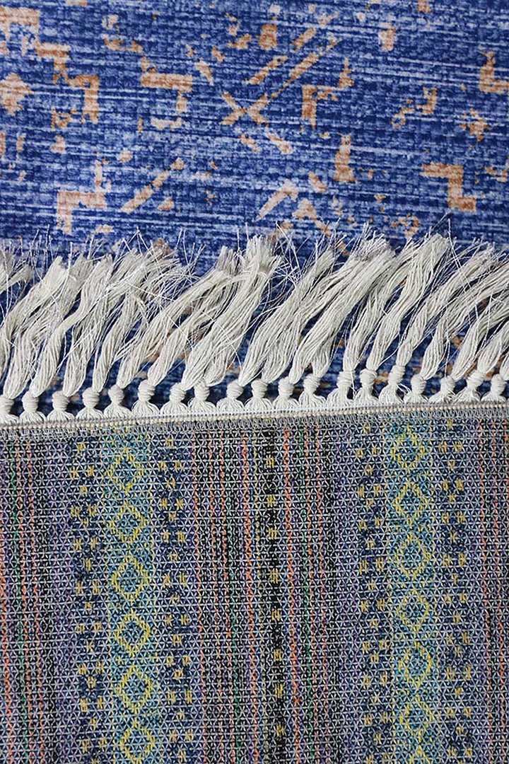 Traditional Printed Area Rug – 4 x 5.6 FT – Stylish, Durable & Anti-Slip