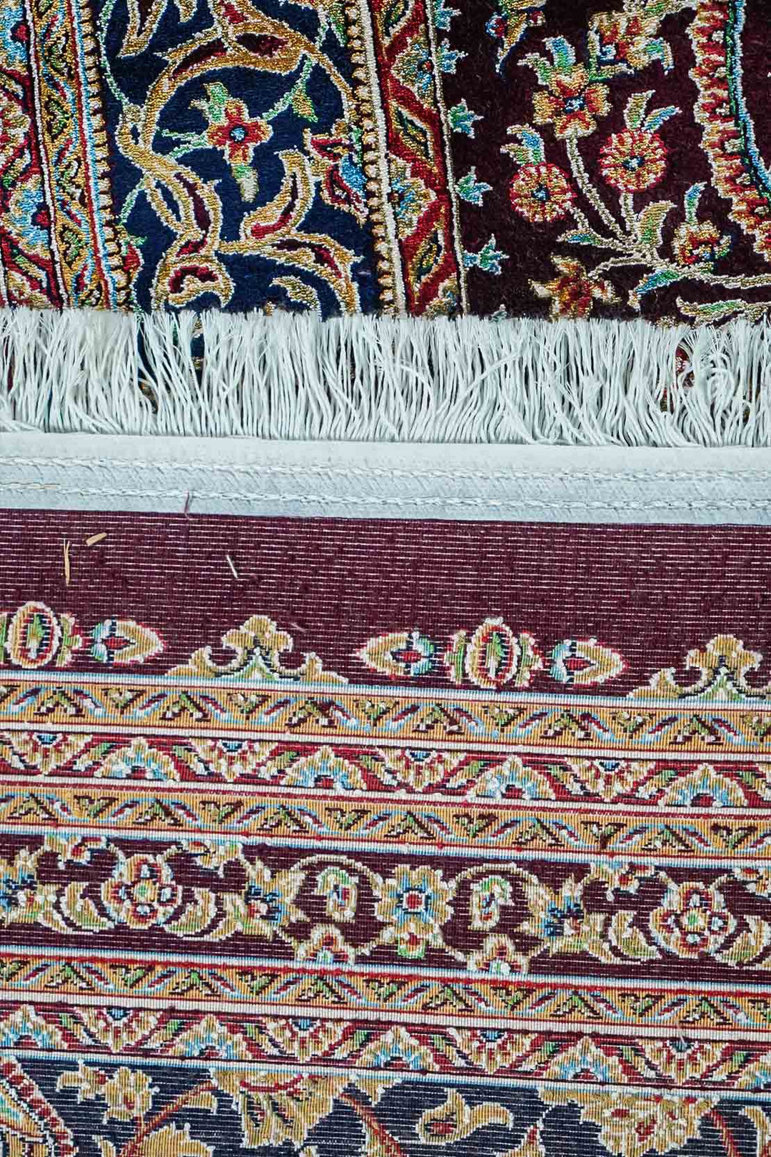 Premium Abrisham Persian Rug 1200 Reeds - Red
