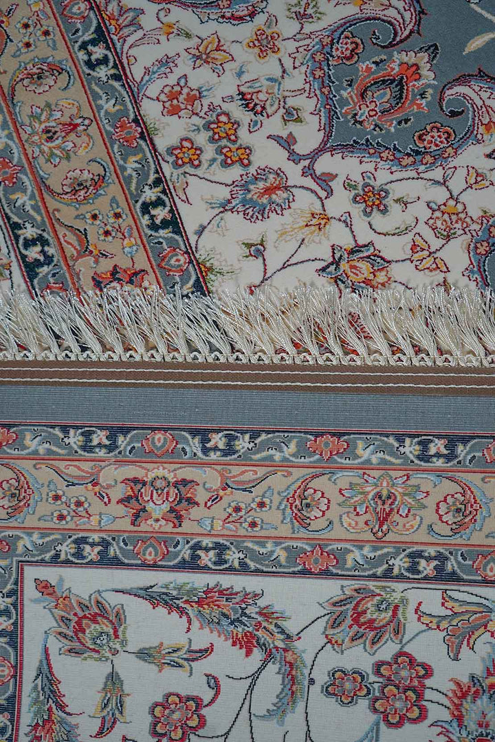 Premium Authentic Persian Rug 1200 Reeds - Gray