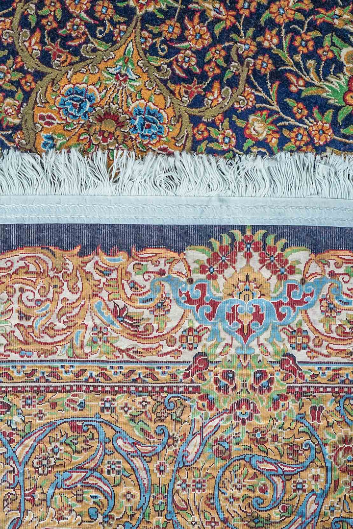 Premium Abrisham Persian Rug 1200 Reeds - Blue