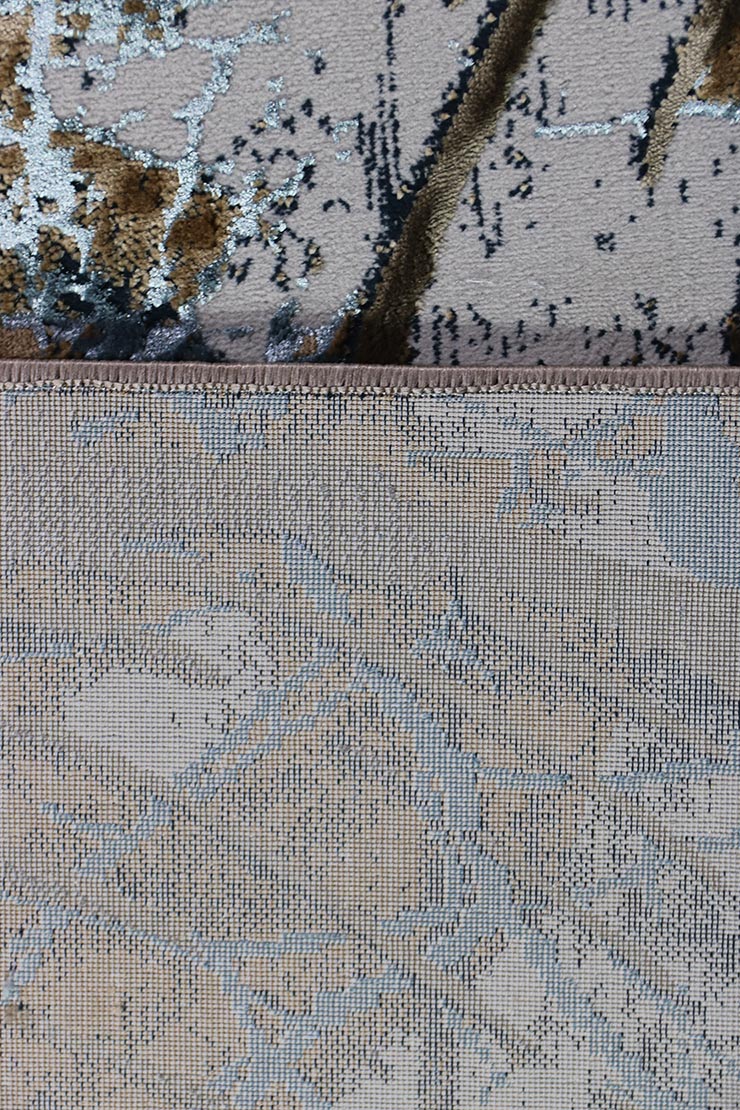 Turkish Modern <strong> Vk-Oasis</strong> Rug - Brown