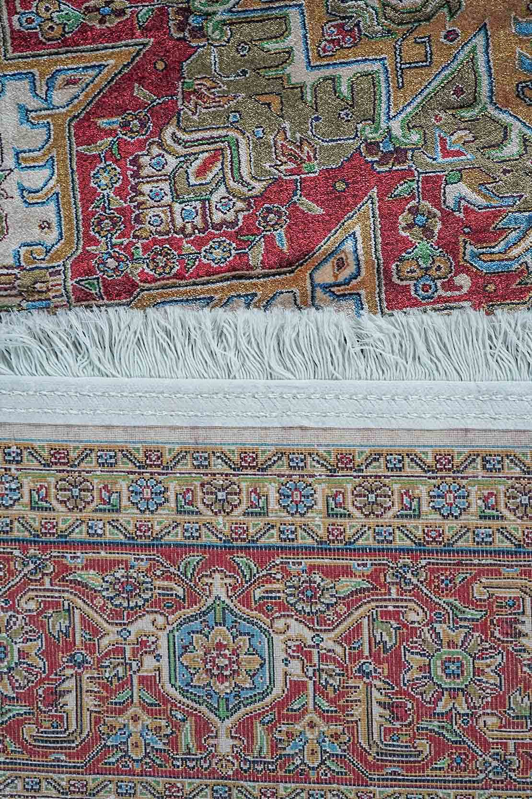 Premium Abrisham Persian Rug 1200 Reeds - Beige