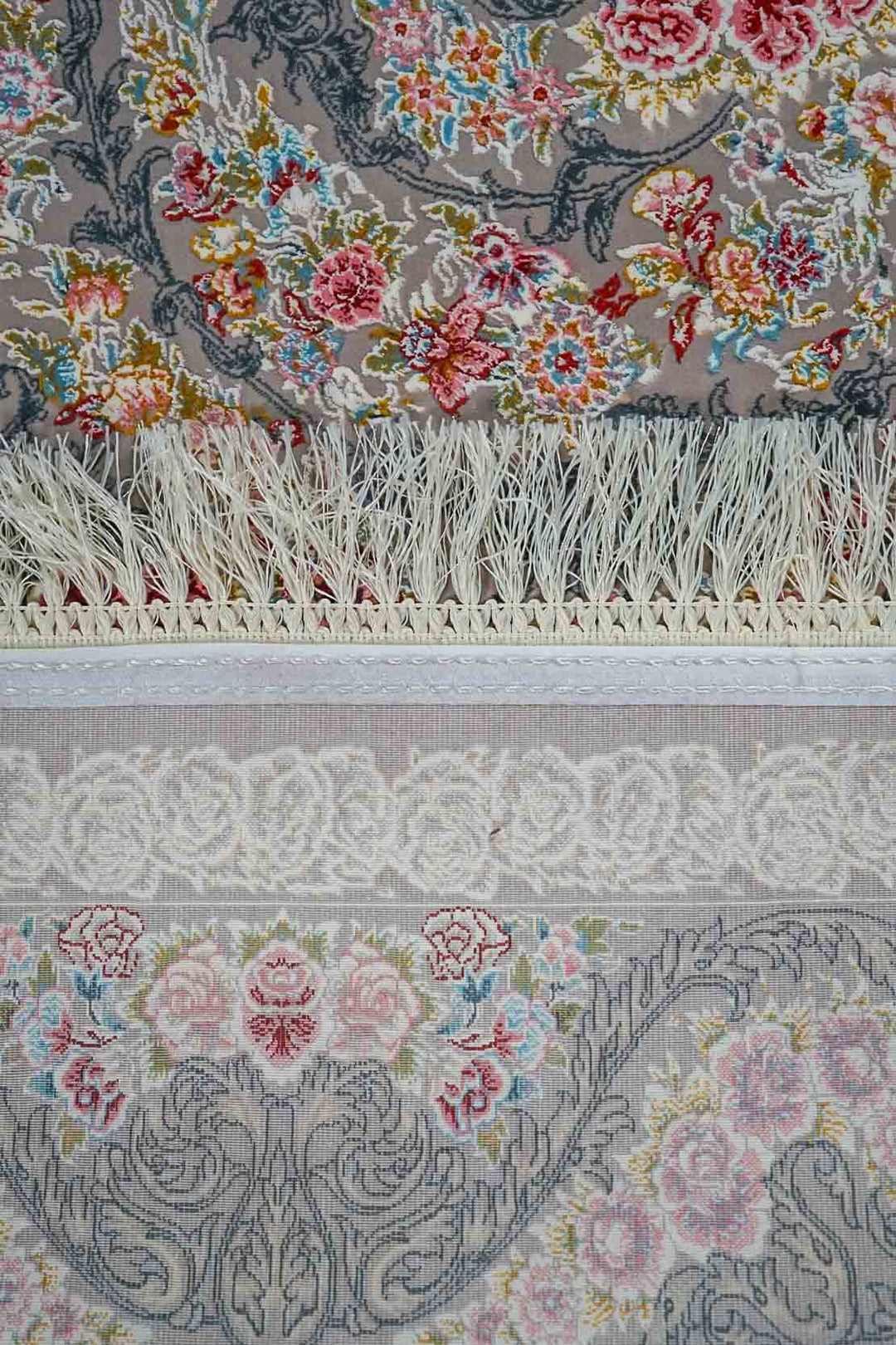 Premium Authentic Persian Rug 1200 Reeds - Gray