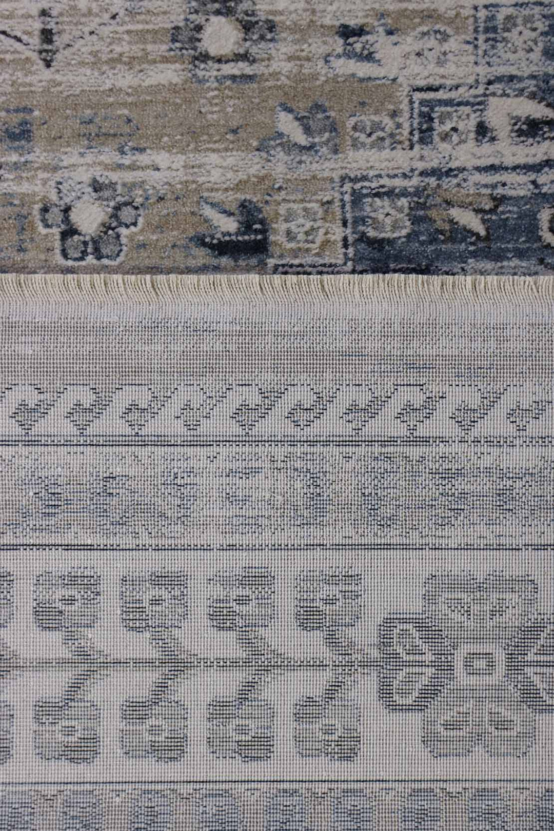 <p>Turkish Modern <strong>Elements Rug</strong>  - Blue - 7.8 x 10.4 FT</p>
