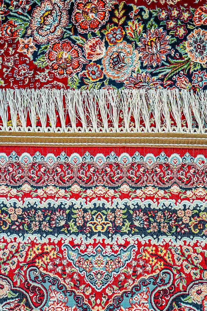 Premium Authentic Persian Rug 1200 Reeds - Red