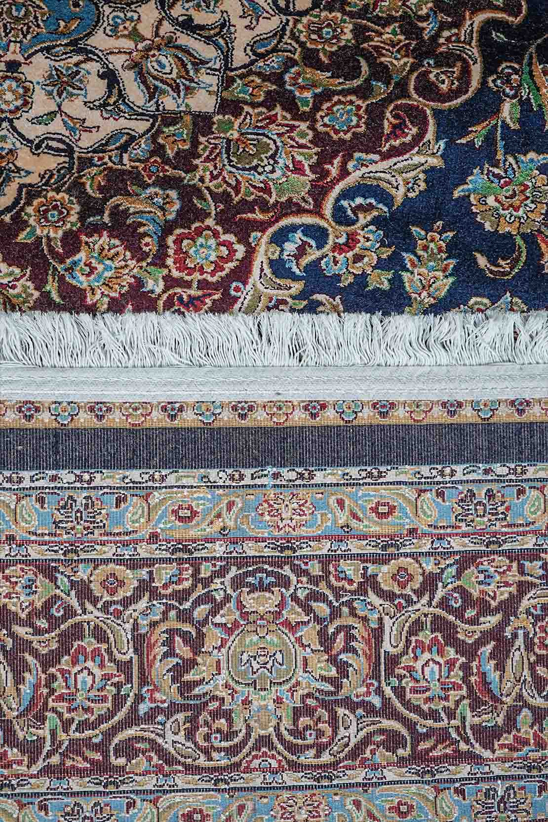 Premium Abrisham Persian Rug 1200 Reeds - Blue