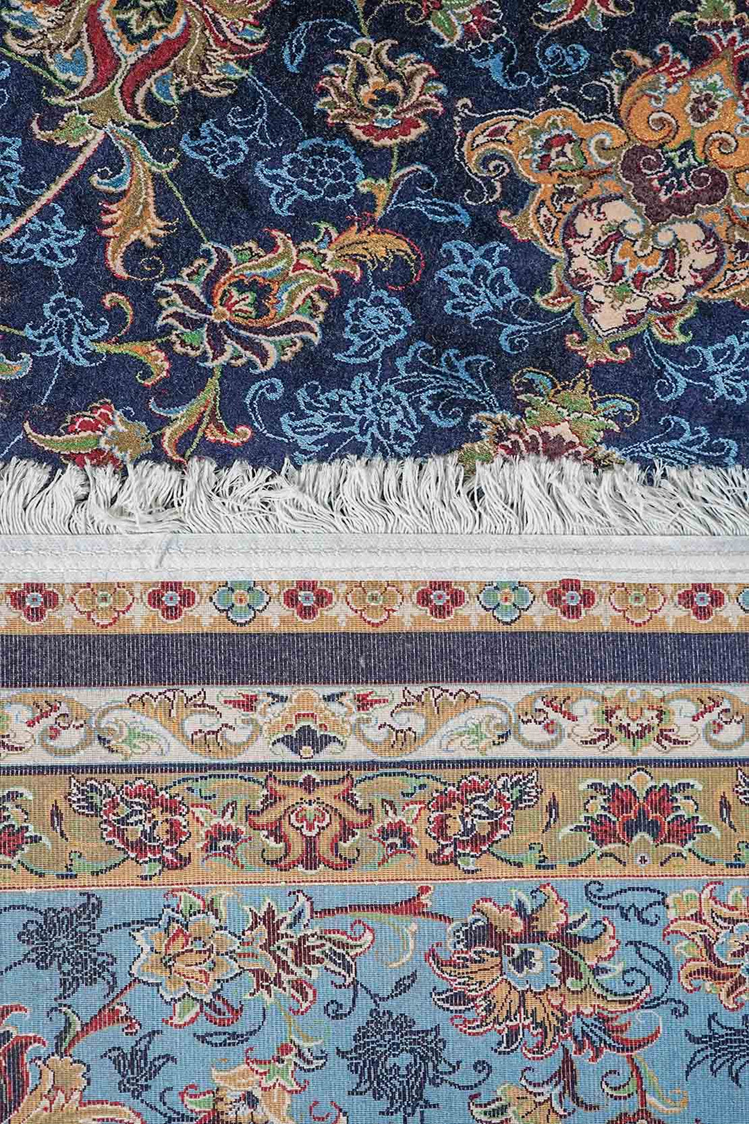 Premium Abrisham Persian Rug 1200 Reeds - Blue
