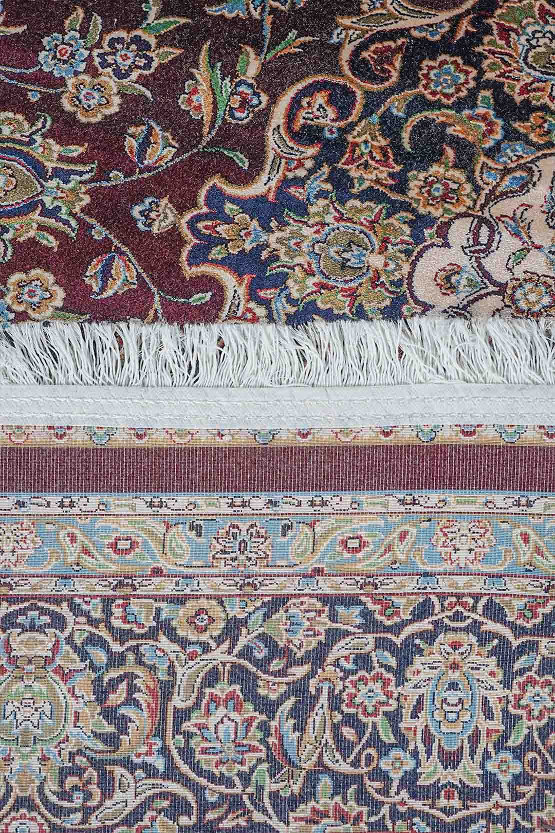 Premium Abrisham Persian Rug 1200 Reeds - Red