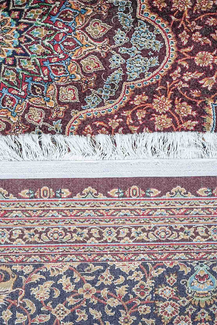 Premium Abrisham Persian Rug 1200 Reeds - Red